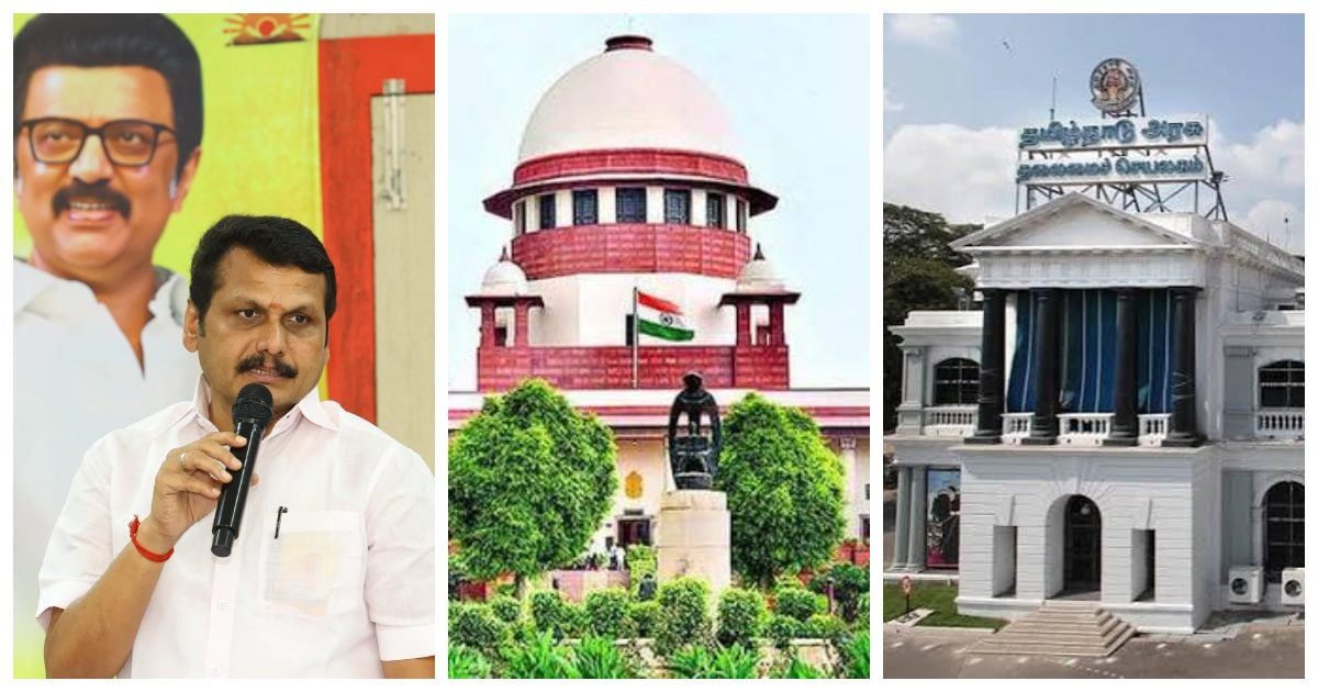 Trouble for Senthil Balaji: TN Govt Files Caveat Petition in Supreme Court