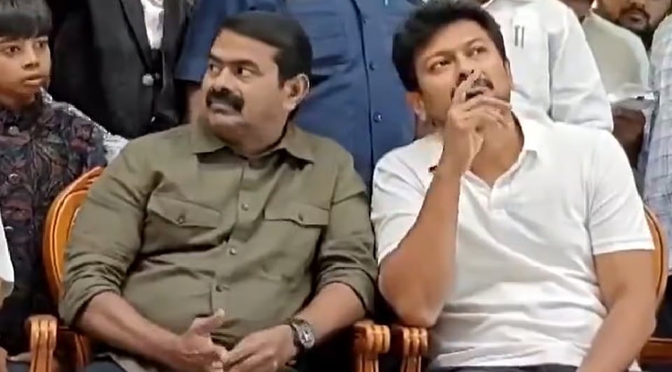 ”சோபா வந்தவுடன் நம்மை விட்டுவிட்டு சென்றுவிட்டனர்” : உதயநிதி udhayanidhi stalin attack tvk allaiance parties