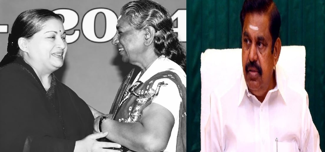 ஜானகி மறைவு… ஈடுசெய்ய முடியாத பேரிழப்பு : எடப்பாடி உருக்கம்! singer janaki passes away eps tweet