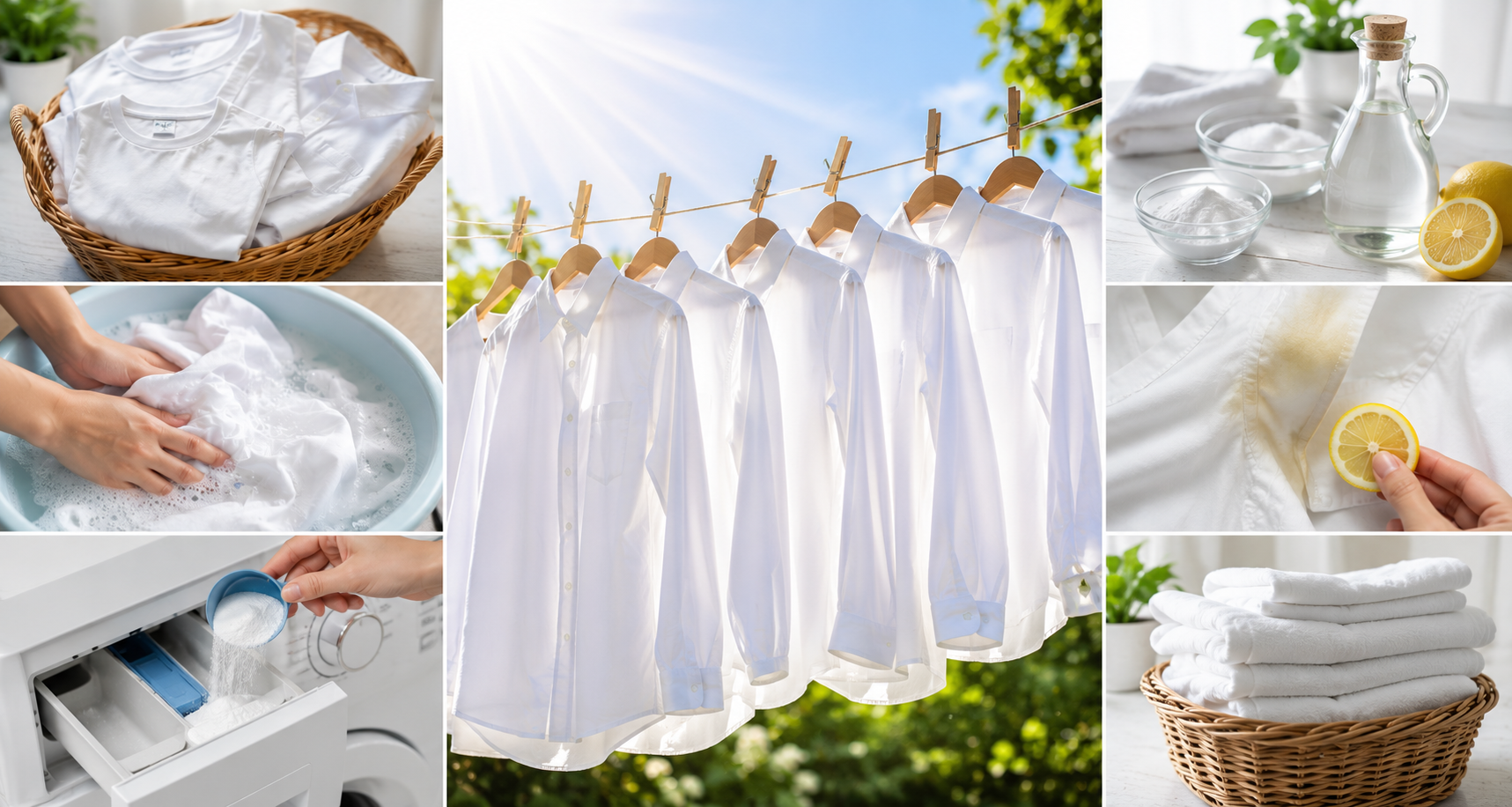 how to keep white clothes white