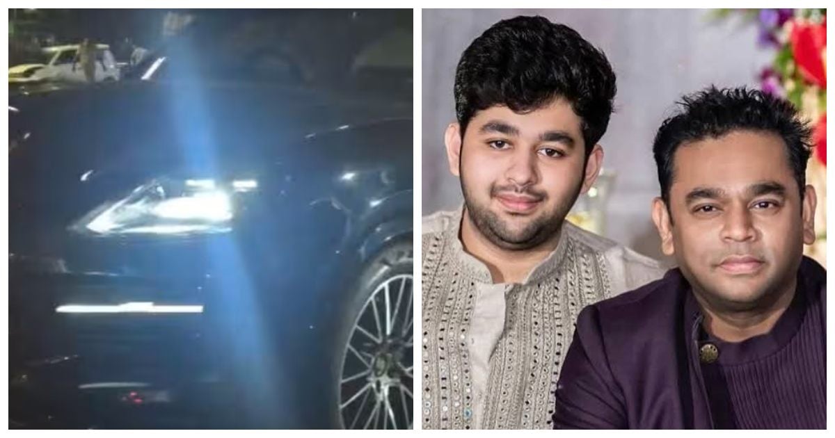 ஏ.ஆர். ரகுமான் மகன் அமீன் கார் விபத்தில் சிக்கியது AR Rahman's Son Ameen Involved in Car Crash
