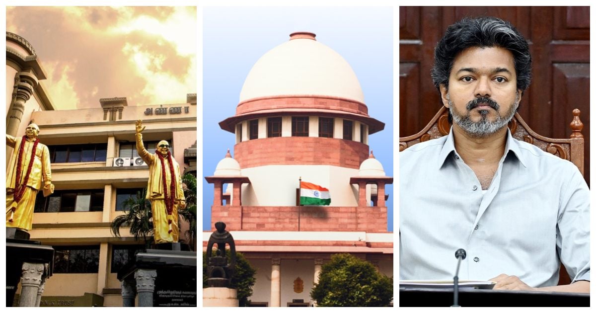 விஜய் அரசுக்கு ஷாக் கொடுத்த திமுக! உச்ச நீதிமன்றத்தில் ’சம்பவம்’! DMK Urges Supreme Court to Direct Karnataka to Release Cauvery Water