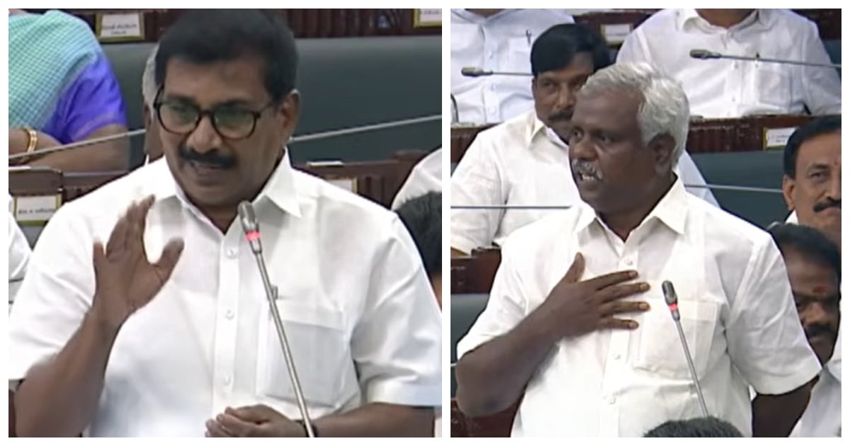 விஜய் அரசின் சட்டம் ஒழுங்கு- சட்டசபையில் விளாசிய கம்யூனிஸ்ட் கட்சிகள்! Left Parties Criticize Vijay Govt. Law and Order in Assembly