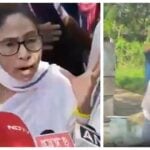 Mamata Banerjee Escapes Attack as Car Pelted with Stones