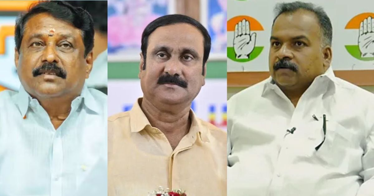 காவிரி விவகாரம்: 'ஏன் மவுனம் காக்கிறீர்கள்?' - நயினார், அன்புமணிக்கு மாணிக்கம் தாகூர் சரமாரி கேள்வி! - manickam tagore questions nainar anbumani