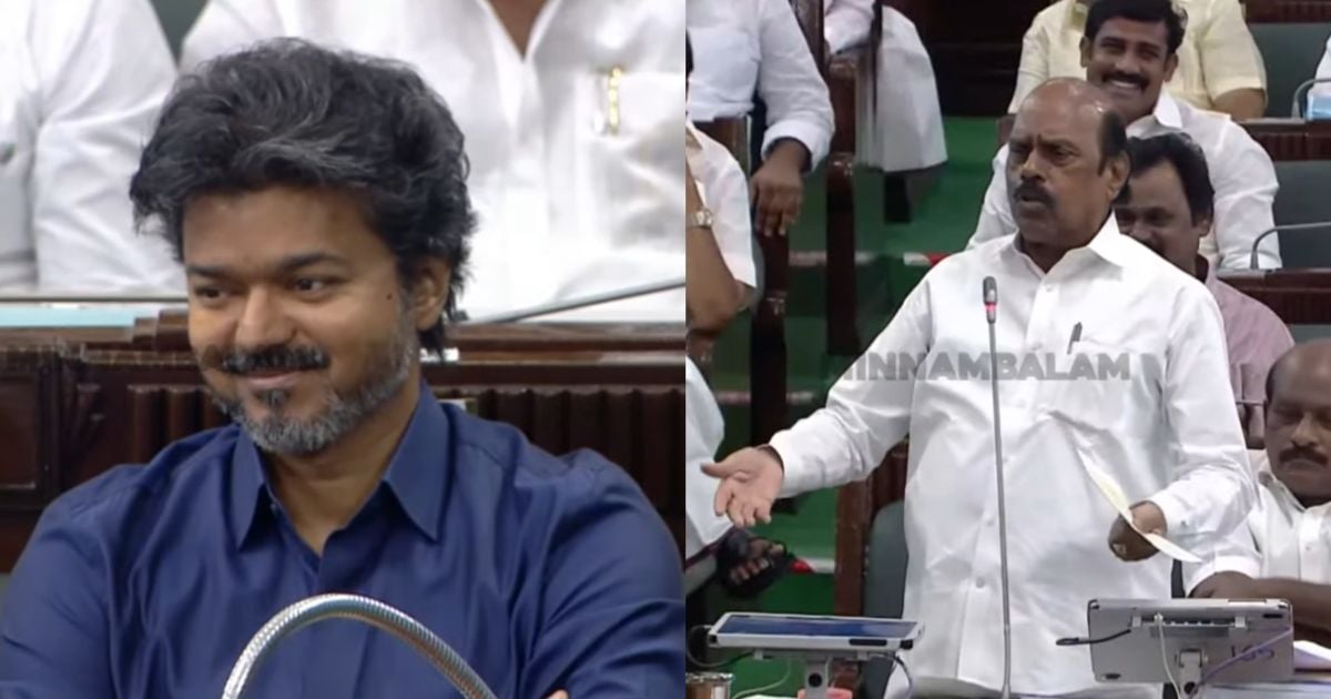 முதலமைச்சர் அறை மாற்றம் ஏன்? பேரவையில் எ.வ.வேலு காட்டம் ev velu tn assembly speech
