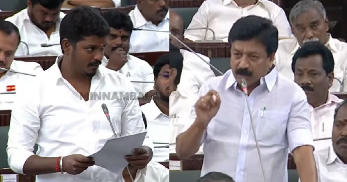 டாஸ்மாக் கடை இடமாற்றம்: அமைச்சர் விக்னேஷ் சொல்வது தவறு - சி.வி. சண்முகம் ஆவேசம் - tn assembly tasmac issue