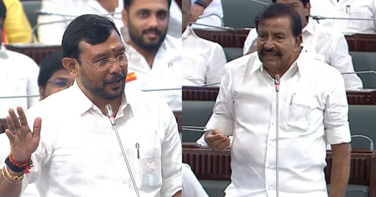 பிற்படுத்தப்பட்டோர் நலத்துறைக்கும் இந்த பாட்டுக்கும் என்ன சம்பந்தம் - கே.என்.நேரு காட்டம் - minister sampath mgr