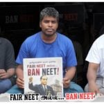 Hunger strike for 9th day demanding the ban of NEET in Chennai