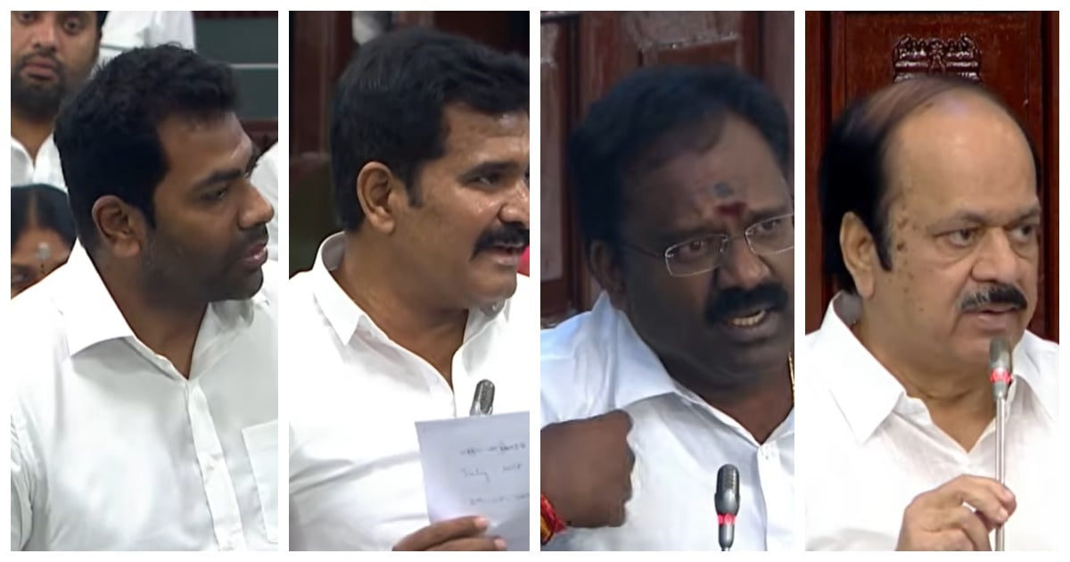 Speaker TN Assembly 3 Ministers