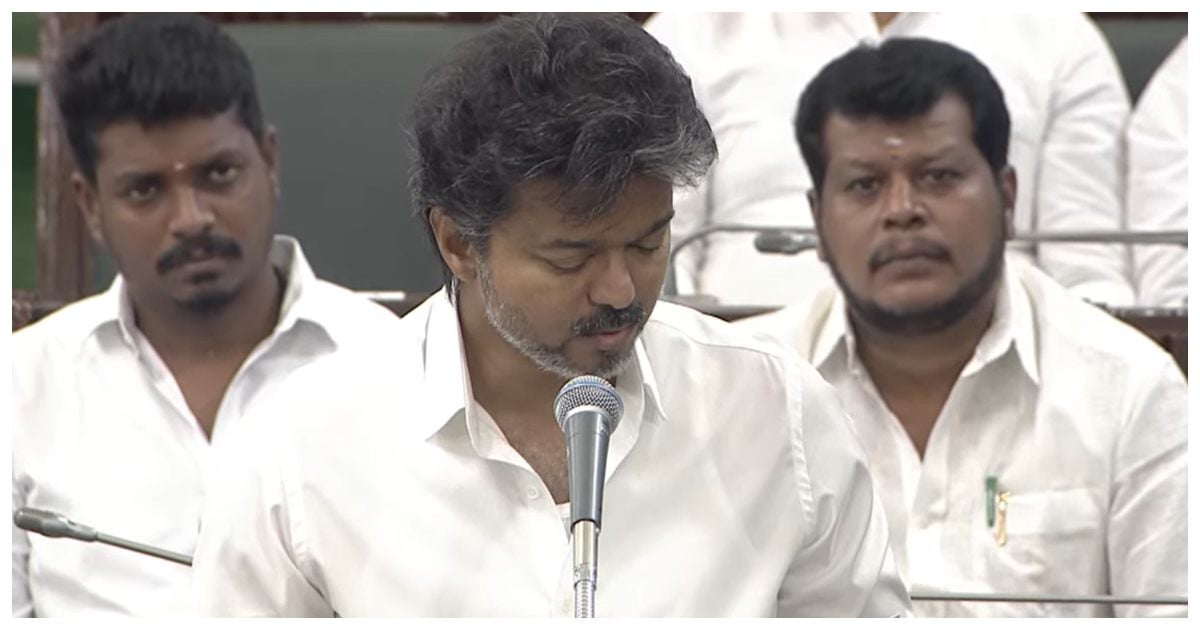 Tamil Thai Vazhthu Must Be Sung First: CM Vijay Moves Resolution in Assembly