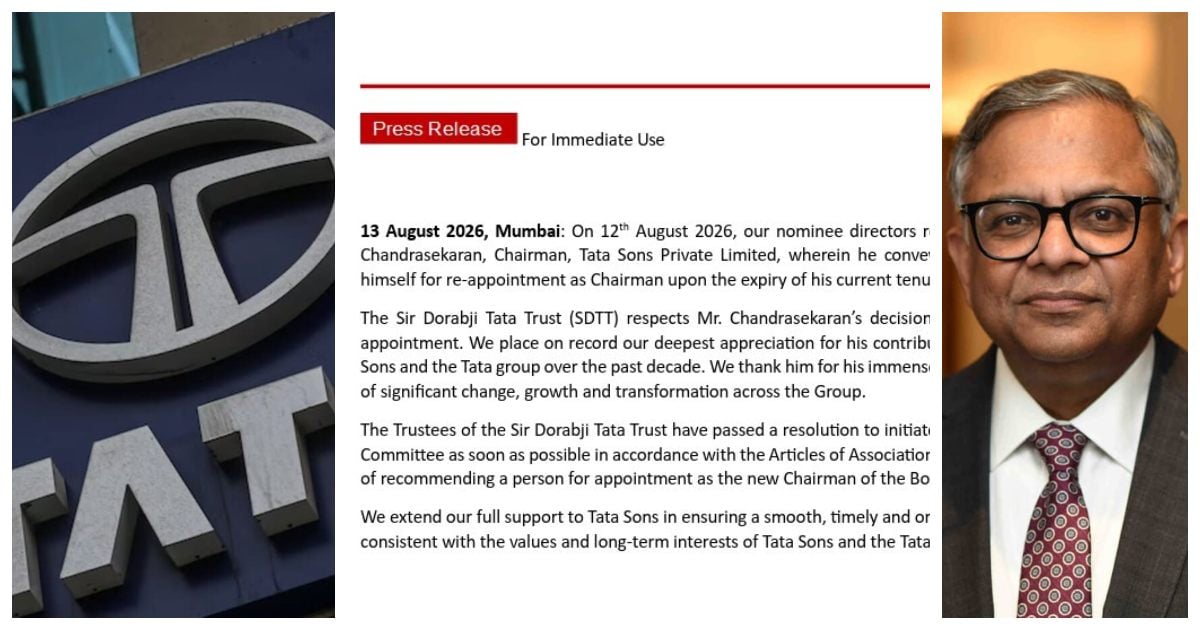 Tata Group's New Chairman- Selection Committee Formed