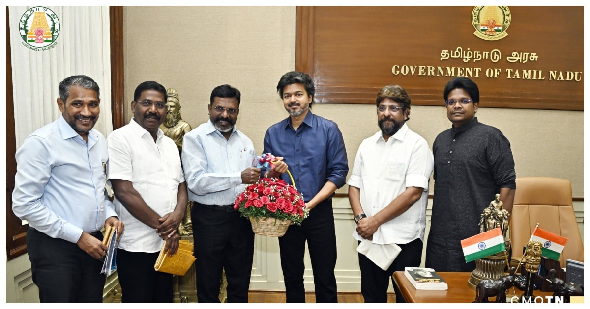 VCK Chief Thirumavalavan Meets CM Vijay