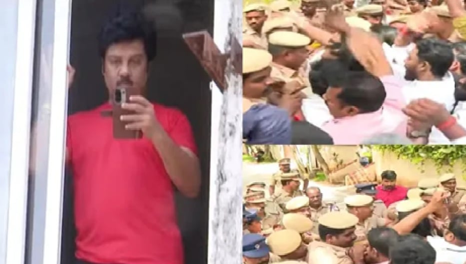 உதயநிதி கைது... வீடியோ எடுத்த விஜய்யின் நண்பர் சஞ்சீவ் Udhayanidhi arrested Vijay friend