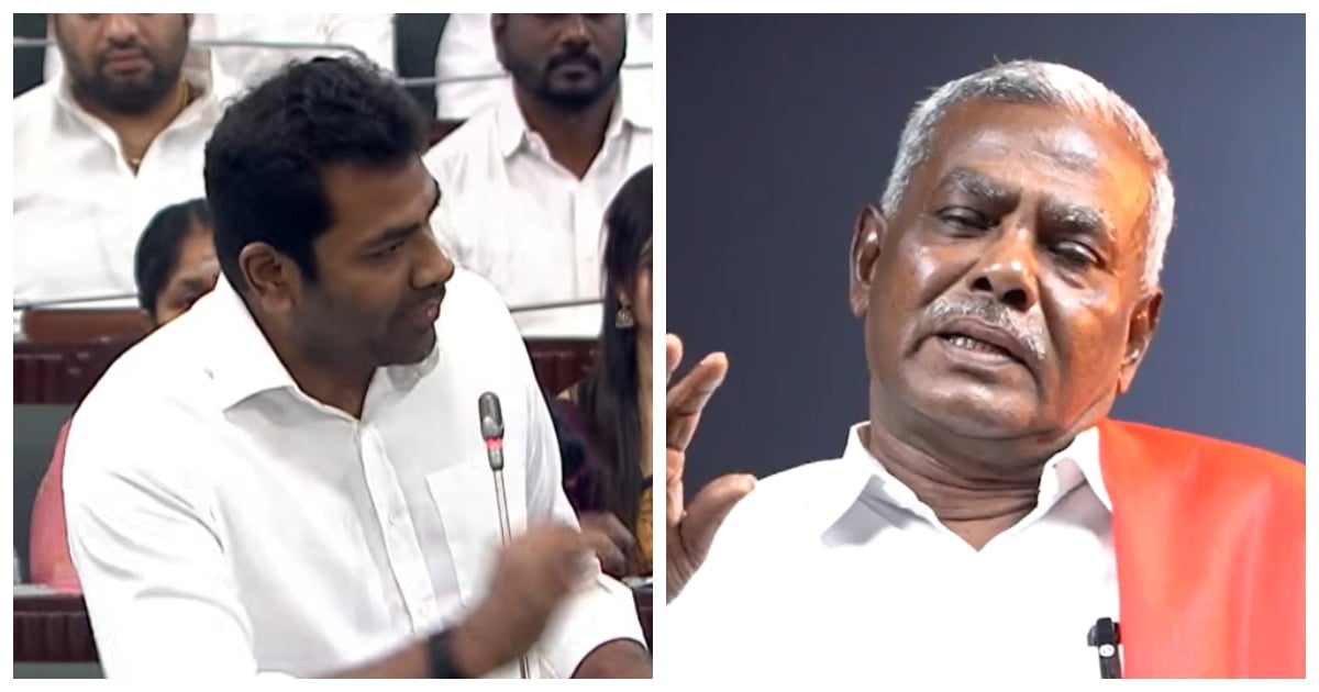 சிபிஎம் சண்முகத்தை விமர்சித்த ஆதவ் அர்ஜூனா Aadhav Arjuna Criticizes CPM Shanmugam