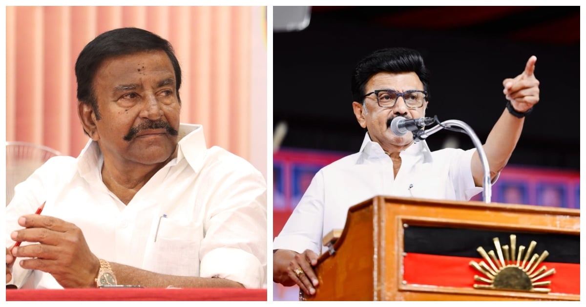 கே.என்.நேரு வீட்டில் சோதனை- மு.க.ஸ்டாலின் கண்டனம் MK Stalin Condemns Raids at KN Nehru's Residence