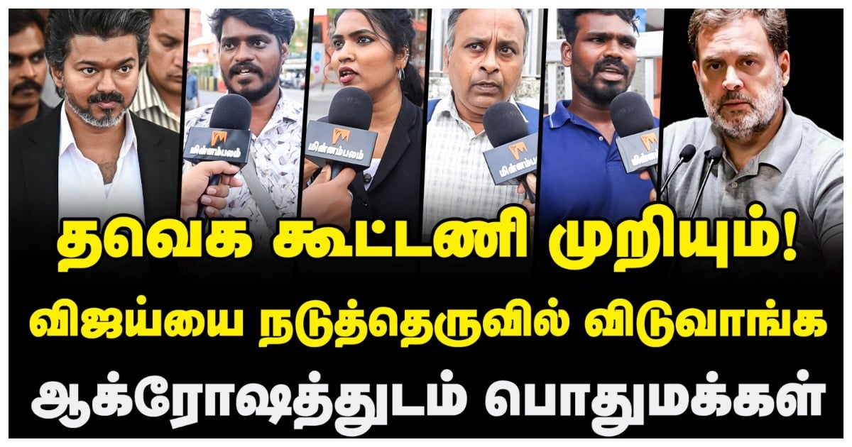 தவெக கூட்டணி- பொதுமக்கள் கருத்து  Public Perception on TVK Alliance