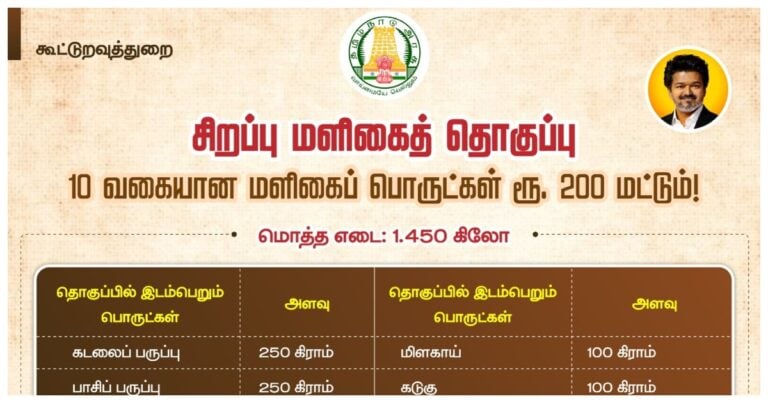 TN Govt-Grocery Items