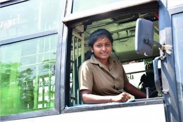 kovai lady driver sharmila dismissed