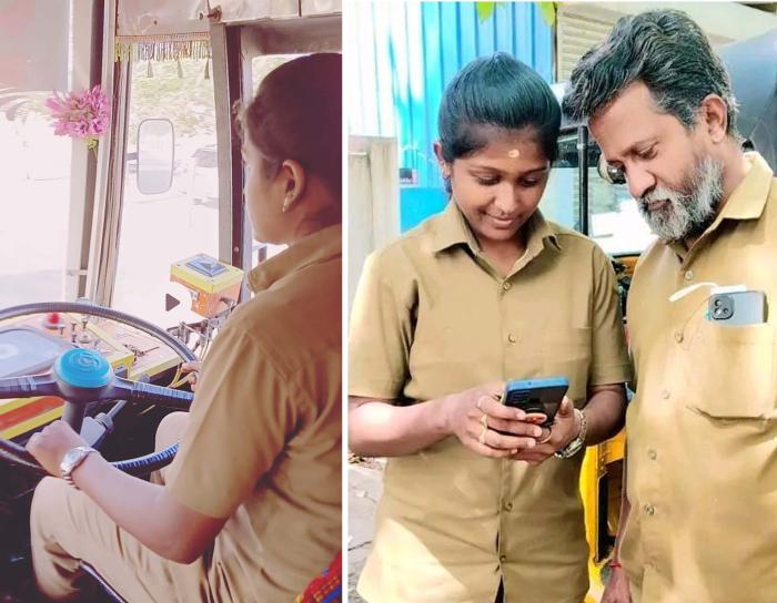 kovai lady driver sharmila dismissed