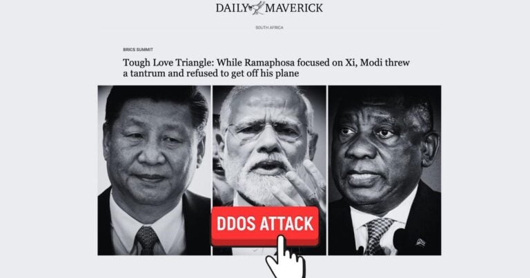 Daily Maverick get cyber attack