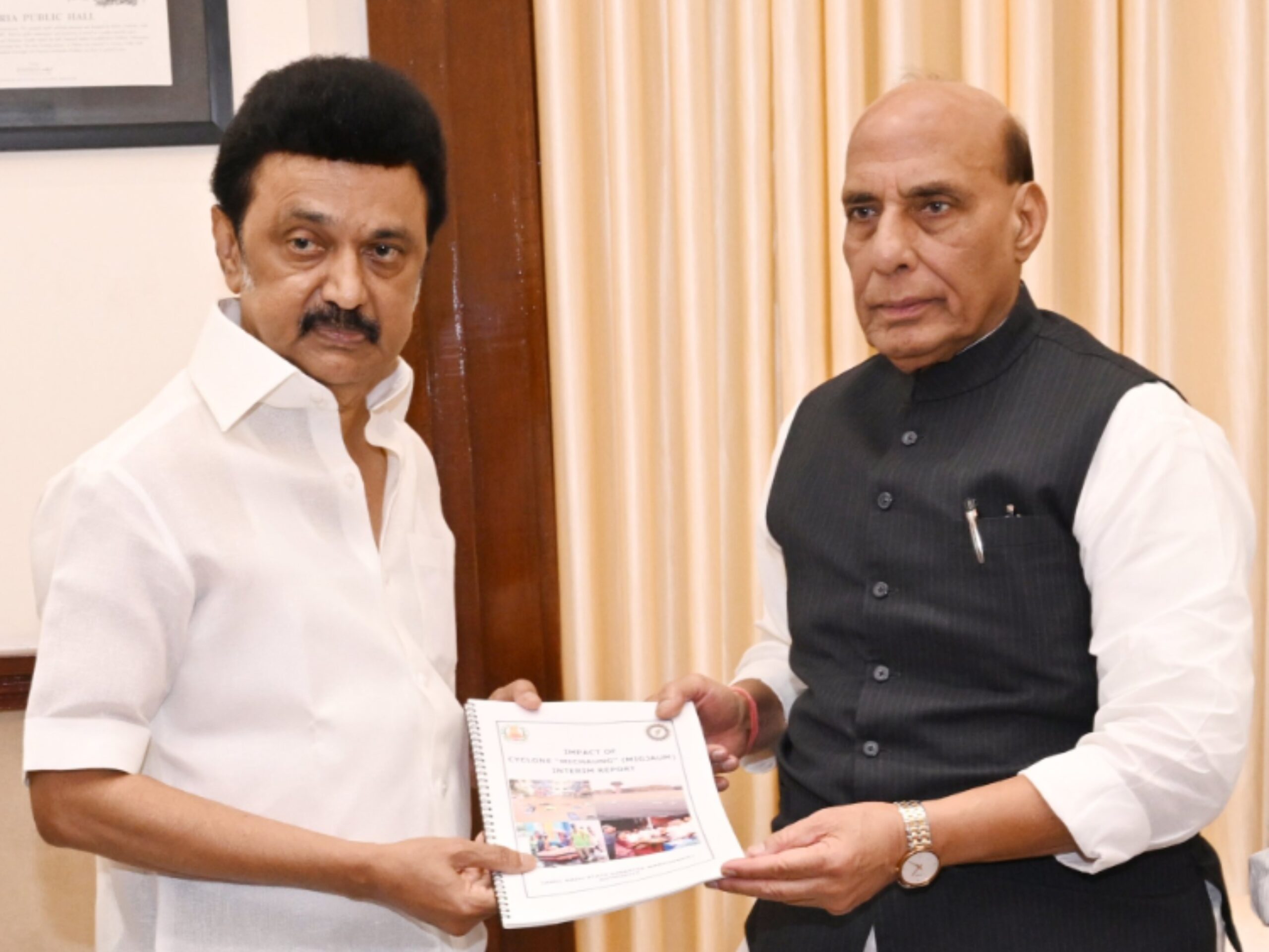 modi why send rajnath sing to tamilnadu