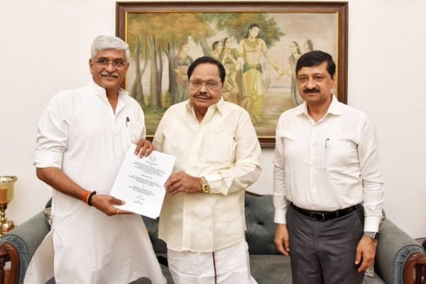 duraimurugan meet central water resoure minister