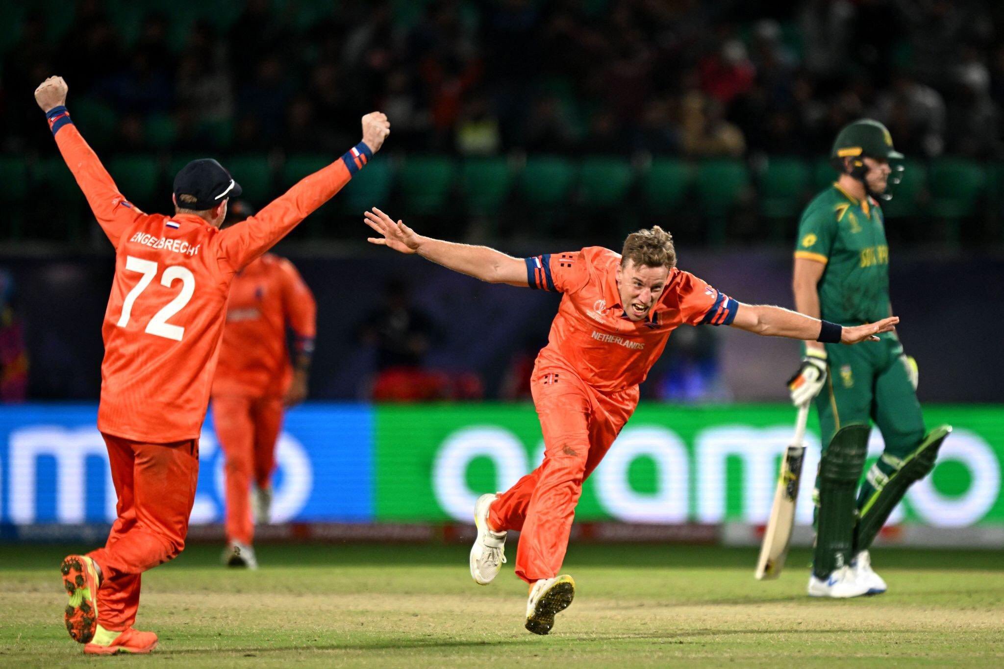 south africa get shocked from Netherlands
