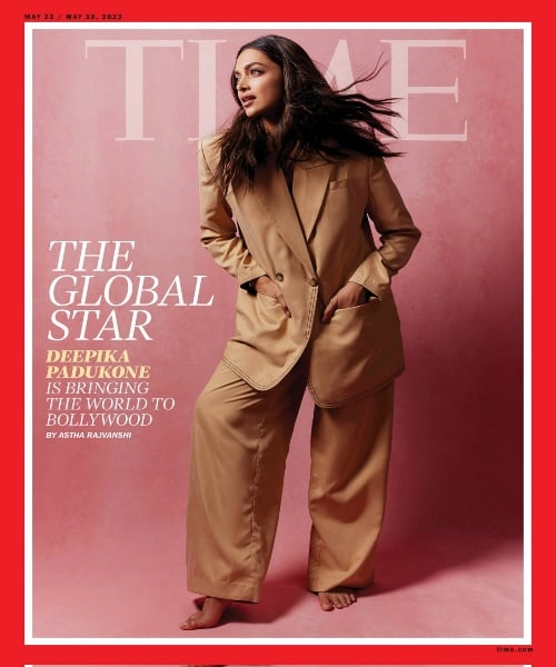 Deepika Padukone on Time magazine cover with Interview