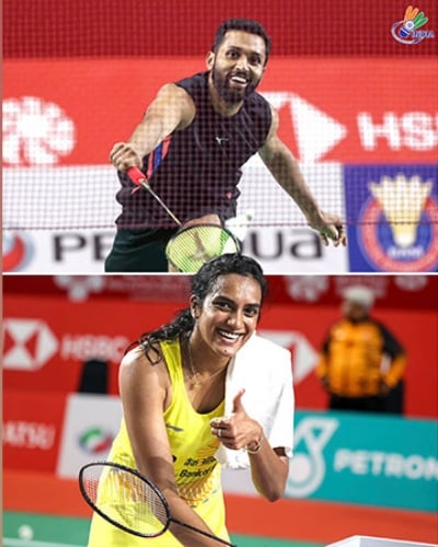 malaysia masters h.s.prannoy and p.v.sindhu enters quarter final
