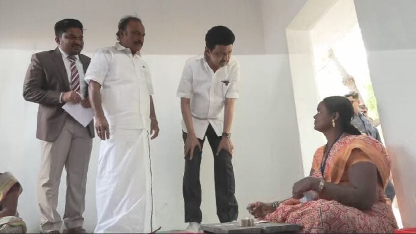 mkStalin conducts field inspection at Virunagar cracker factory!
