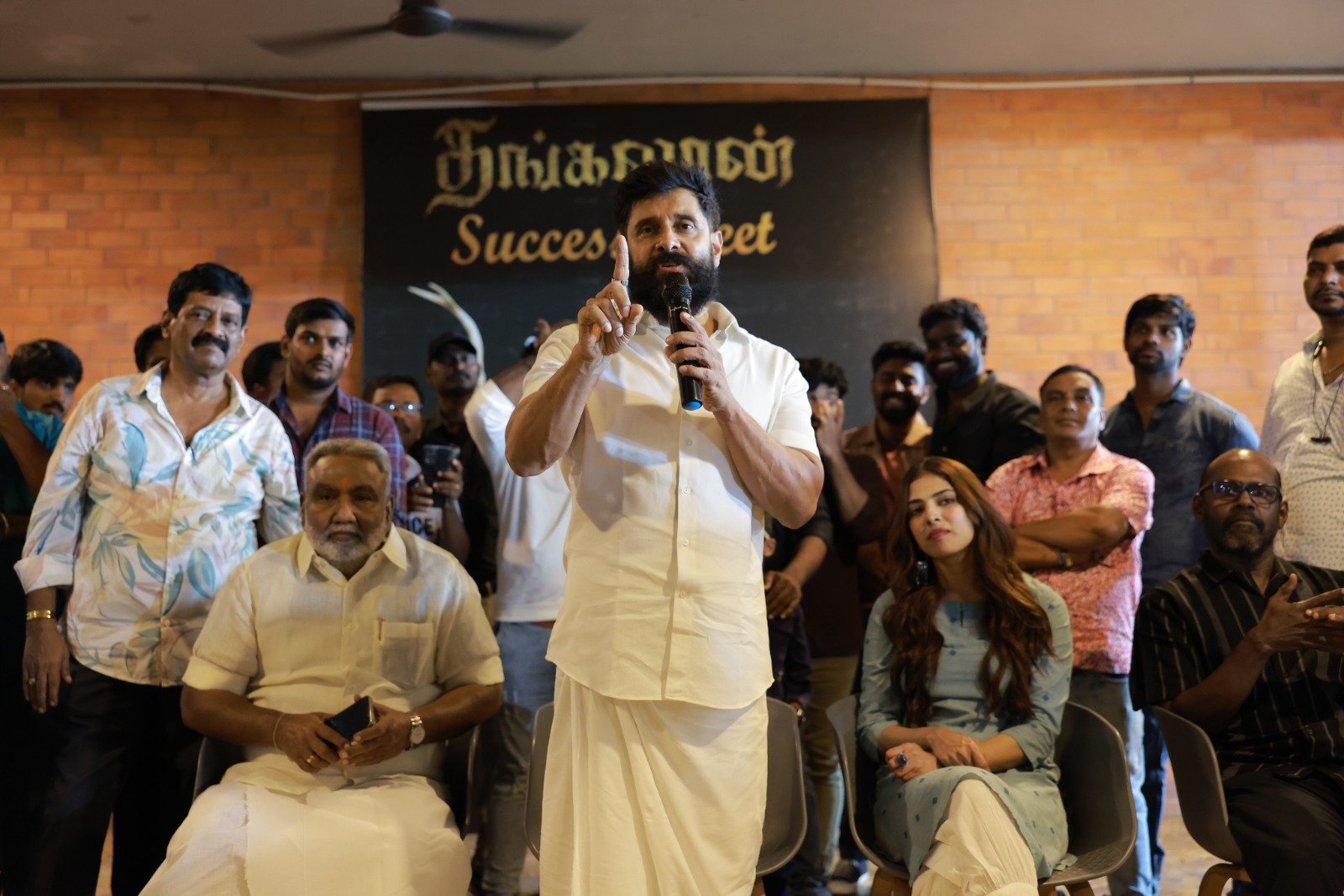 Vikram hosted a food party