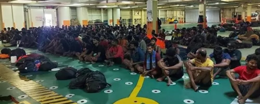ship srilankan tamil refugees 