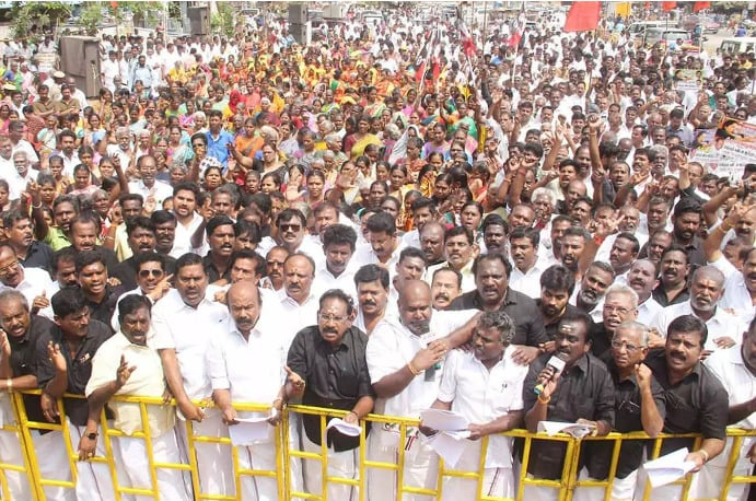 dmk file case against ex minister rb udhayakumar