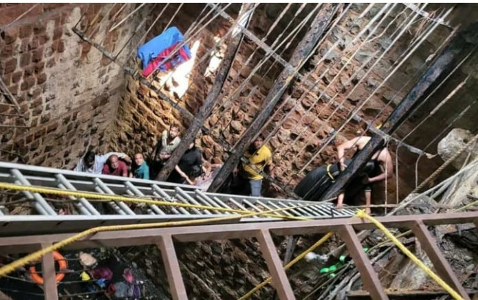 indore temple well collapse death toll rises to 35