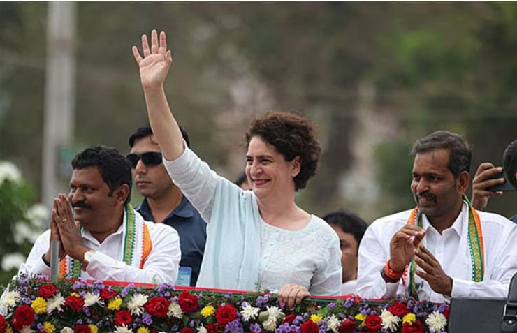 priyanka gandhi dosa in karnataka election campaign