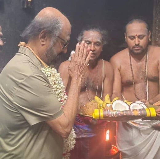 minister velu met rajinikanth remember kalaignar