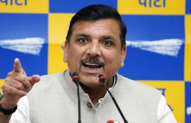 aam aadmi mp sanjay singh raid
