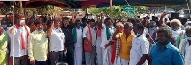 tiruvannamalai farmers protest goondas arrest