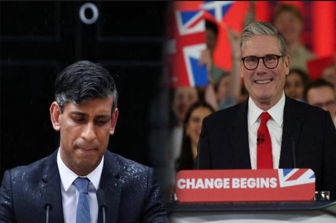 UK General Election: Rishi Sunak lost by Labor Party's huge victory