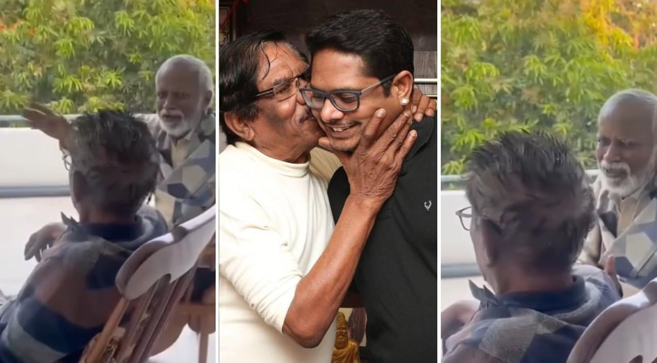 Gangai Amaran console Bharathiraja who lost his son