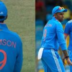 Suryakumar with Sanju Samson Jersey