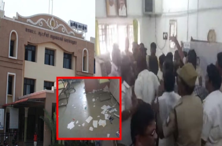 12 dmk members arrested