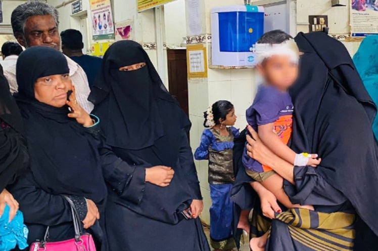 three street dogs bite 3 year old baby