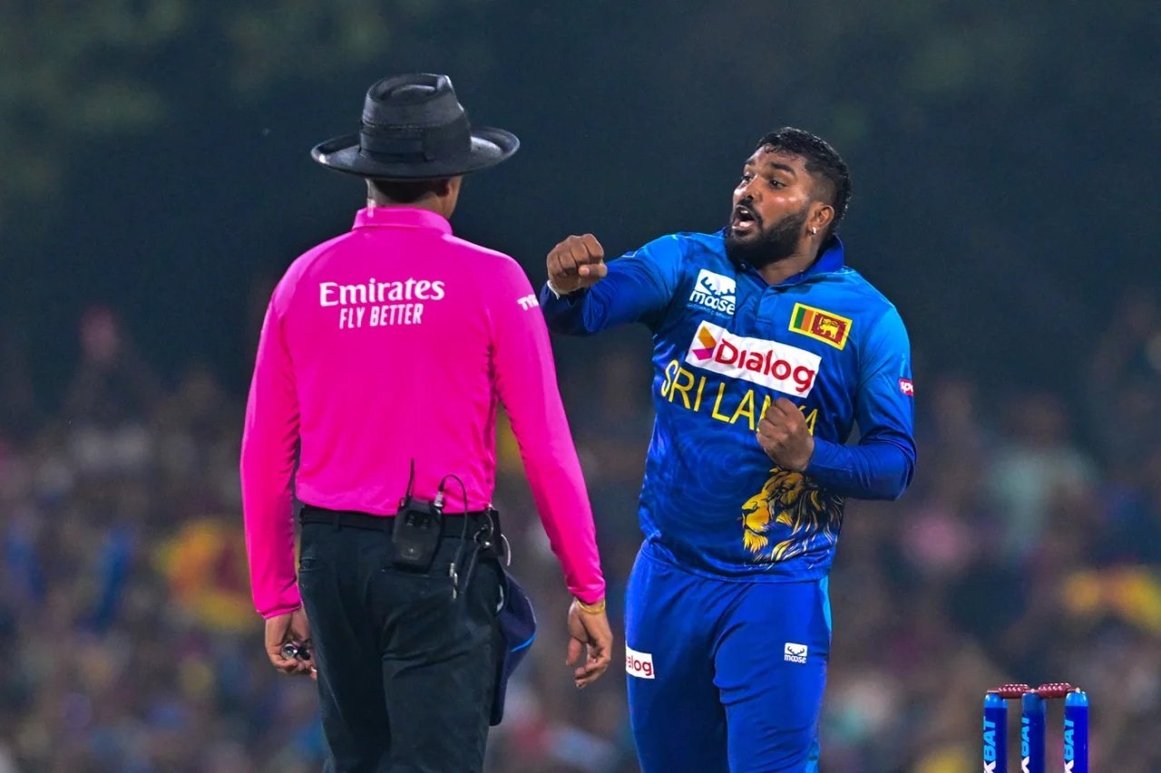 Wanindu Hasaranga banned for 2 matches