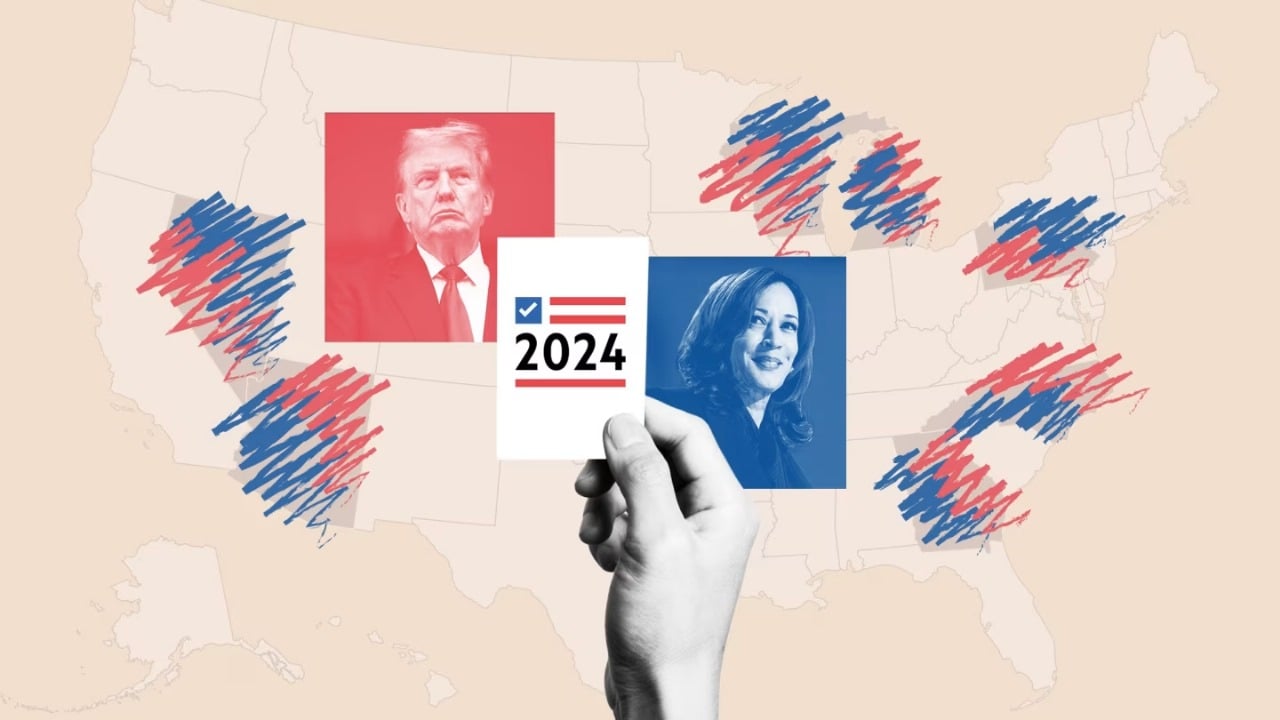 US Election: Those 7 swing states that will determine the victory... Who is leading?