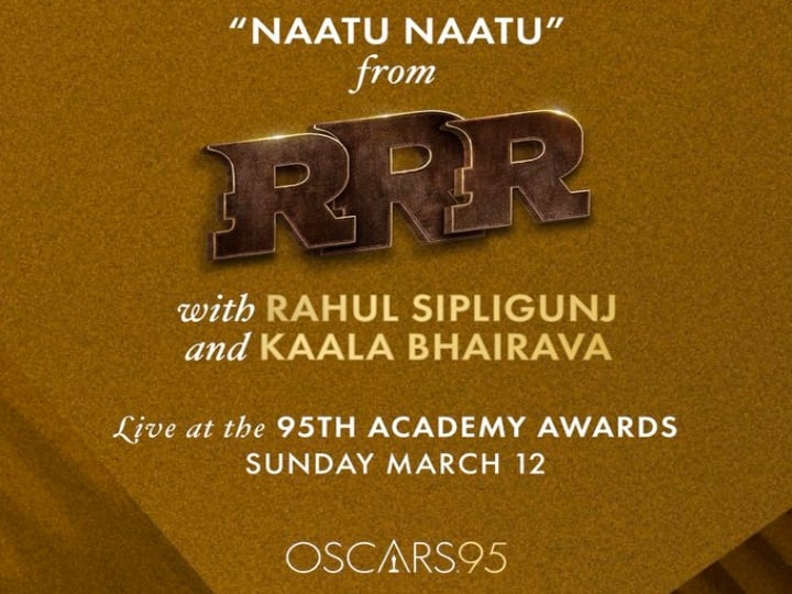 nattu nattu song live performance in oscar academy stage