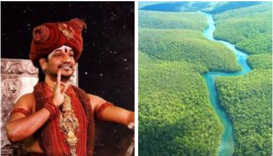 How did Nithyanandha seize tribal land