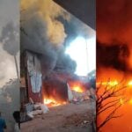 scaring fire accident at ramapuram