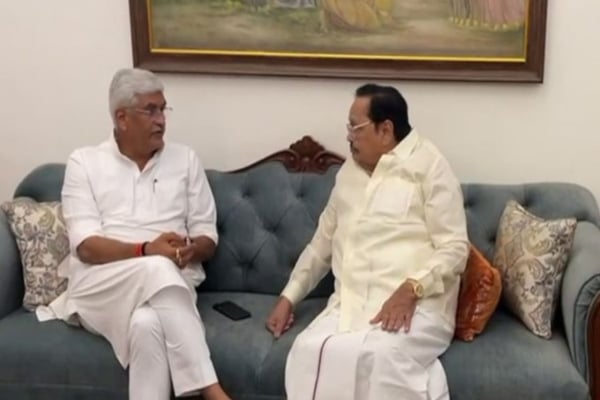 duraimurugan meet central water resource minister